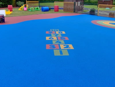 Stubbin Wood Nursery School Hopscotch Playground